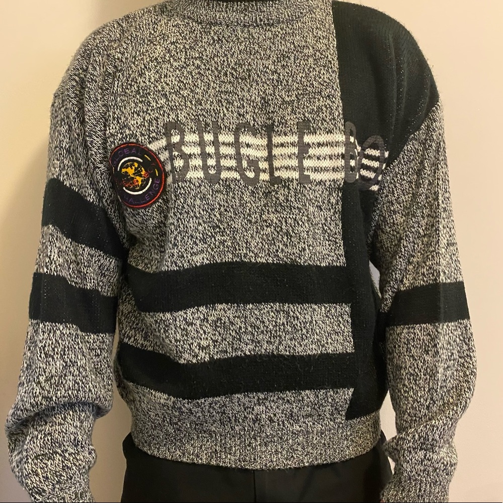 Bugle Boy Deadstock Vintage Mens Sweater Sz Medium